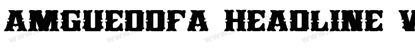 Amgueddfa Headline W字体转换